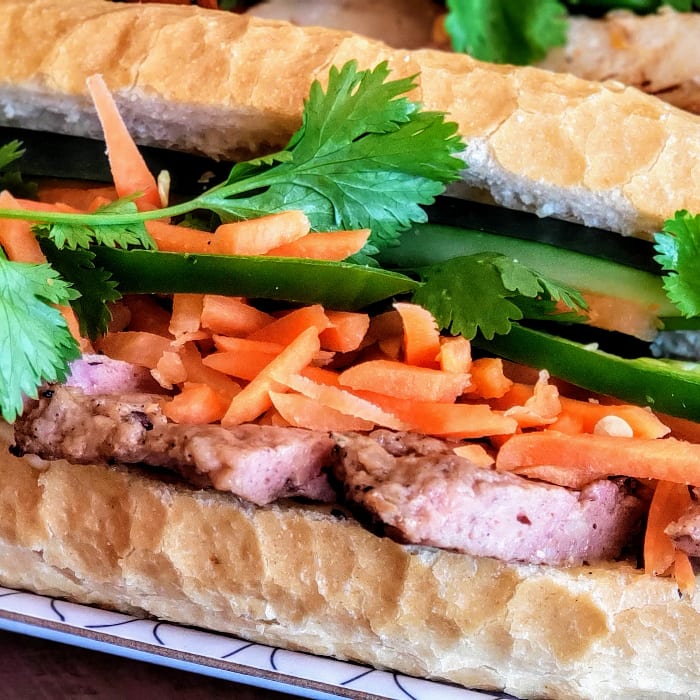 6. Nem Nướng (Chargrilled Homemade Pork Sausage).